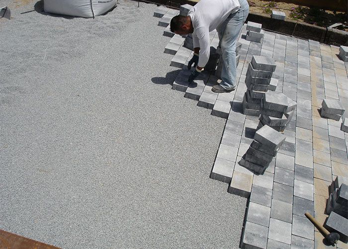 colocacion de adoquines