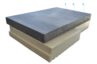 Infinity es un sistema constructivo para cubiertas invertidas transitables industrializadas.