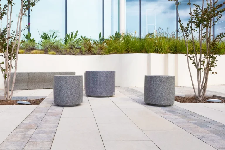 Asientos de hormigón